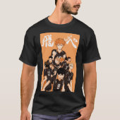 Team Karasuno!! T-shirt (Voorkant)