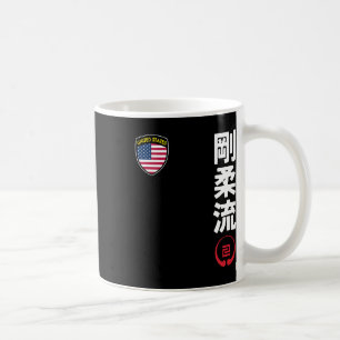 Team Karate Goju Ryu USA Vlag Kanji Japanse Marti Koffiemok