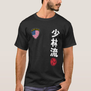 Team Karate Shorin Ryu USA Vlag Japanse Vechtkunst T-shirt