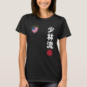 Team Karate Shorin Ryu USA Vlag Japanse Vechtkunst T-shirt