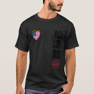 Team Karate Shotokan USA Vlag Kanji Japans Marti T-shirt