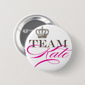 Team Kate | Het koninklijke huwelijk Ronde Button 5,7 Cm (Voorkant /achterkant)