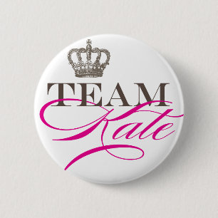 Team Kate Het koninklijke huwelijk Ronde Button 5,7 Cm