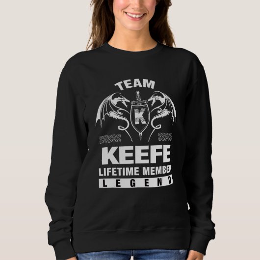 Team Keefe Levenslang Lid Trui (Voorkant)