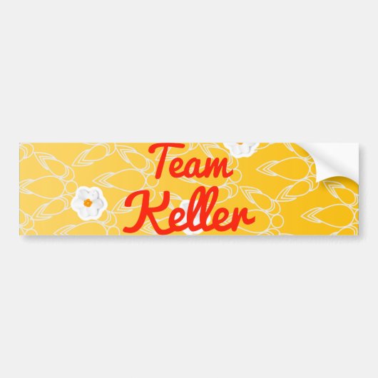 Team Keller Bumpersticker (Voorkant)