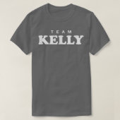 Team Kelly Personalized Surname Bride Groom Family T-shirt (Design voorkant)