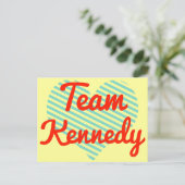 Team Kennedy Briefkaart (Staand voorkant)