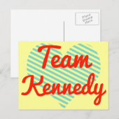 Team Kennedy Briefkaart (Voorkant / Achterkant)