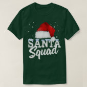 Team kerstkerstkerstkerstman familie komt overeen t-shirt (Design voorkant)
