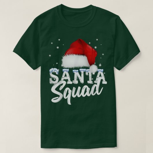 Team kerstkerstkerstkerstman familie komt overeen  t-shirt (Design voorkant)