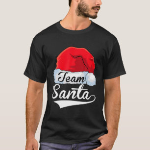 Team Kerstman Familie Traditie Kerstmis Matching T-shirt