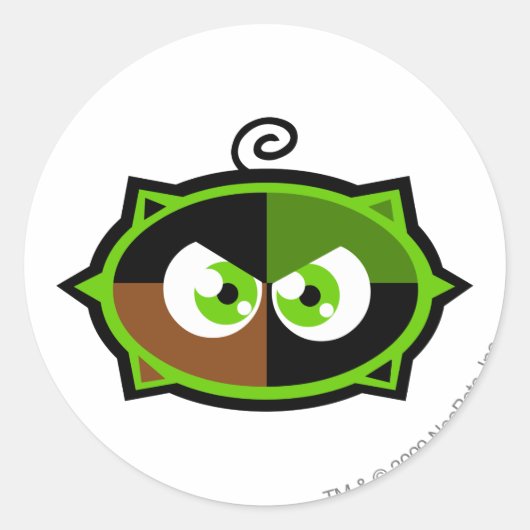 Team Kiko Lake Logo Ronde Sticker (Voorkant)