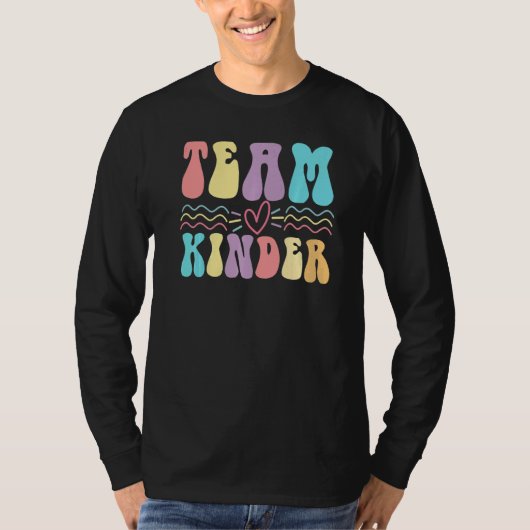 Team Kinder Student Women's kindergarten teacher T-shirt (Voorkant)