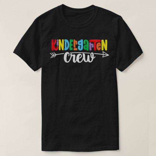 Team Kindergarten Crew  T-shirt (Design voorkant)