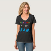 Team Kindergarten Is My Jam Teacher Student 1 T-shirt (Voorkant volledig)
