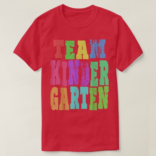 Team Kindergarten leraar TShirt crool Gift for Tea (Design voorkant)