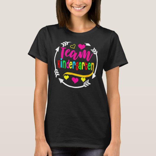 Team Kindergarten Student Teacher Back To School T-shirt (Voorkant)