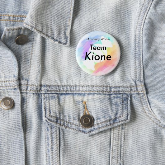 Team Kione - Academy Works Ronde Button 5,7 Cm (In situ)