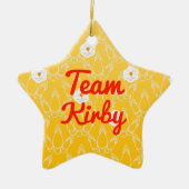 Team Kirby Keramisch Ornament (Voorkant)