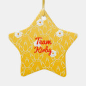 Team Kirby Keramisch Ornament (Achterkant)