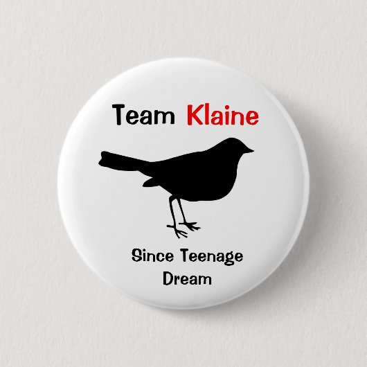 Team Klaine Ronde Button 5,7 Cm (Voorkant)