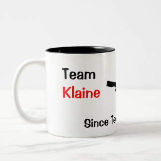 Team Klaine Tweekleurige Koffiemok