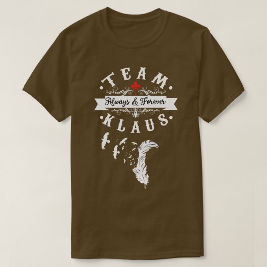 Team Klaus De Originelen T-shirt (Design voorkant)