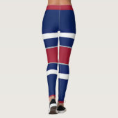 "TEAM KLEUR #2 SHORTY" ACTIVEWEAR LEGGINGS (Achterkant)