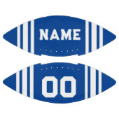 Team Kleuren Blauw en Wit American Football (Panelen)