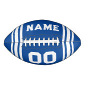 Team Kleuren Blauw en Wit American Football (Voorkant)