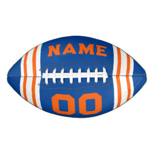 Team Kleuren Blauw, Wit en Sinaasappel American Football