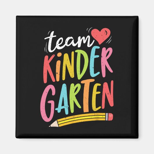 Team Kleuterleidster Student Leuke Byck Naar Schoo Magneet (Voorkant)