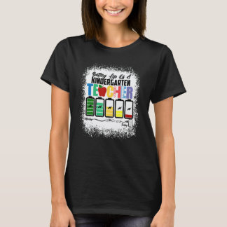 Team Kleuterschool Batterij Van Het Leven Een Kleu T-shirt