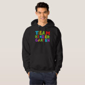 Team Kleuterschool T- Terug naar school Hoodie (Voorkant volledig)