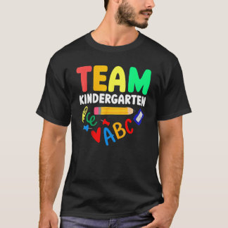 Team Kleuterschool Terug naar school Leraar Studen T-shirt