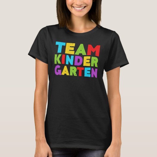 Team Kleuterschool Terug naar school T-shirt (Voorkant)