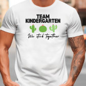 Team Kleuterschool We Stick Samen Leraar Tshirt