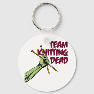Team Knitting Dead Sleutelhanger