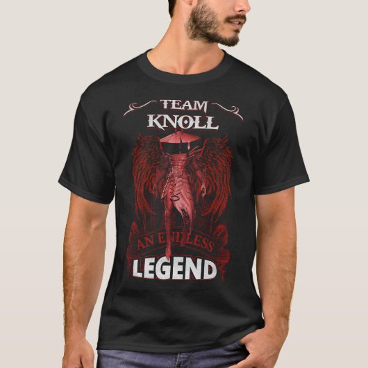 Team KNOLL - An Endless LEGEND T-shirt (Voorkant)