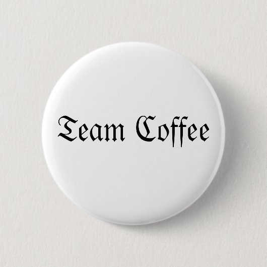 Team Koffie knop Ronde Button 5,7 Cm (Voorkant)
