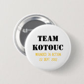 Team Kotouc Button (Voorkant /achterkant)