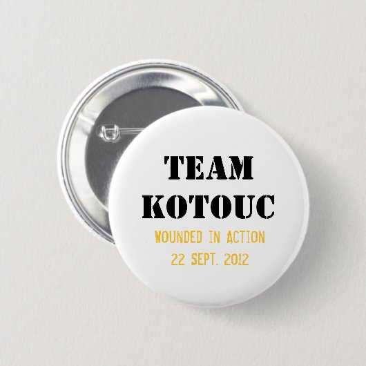 Team Kotouc Button (Voorkant /achterkant)