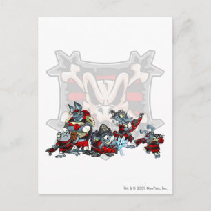 Team Krawk Island Group Briefkaart