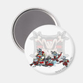 Team Krawk Island Group Magneet (Voorkant / Achterkant)