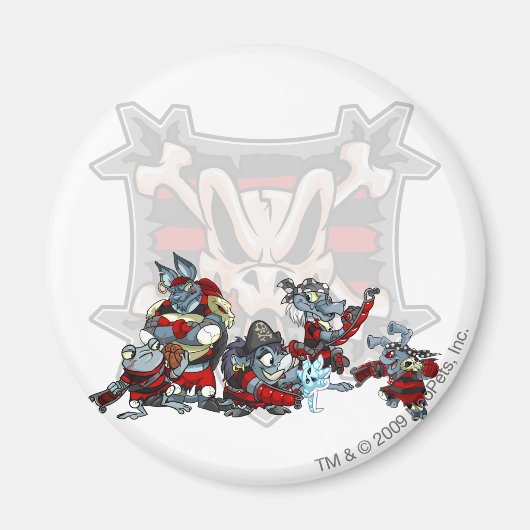 Team Krawk Island Group Magneet (Voorkant)