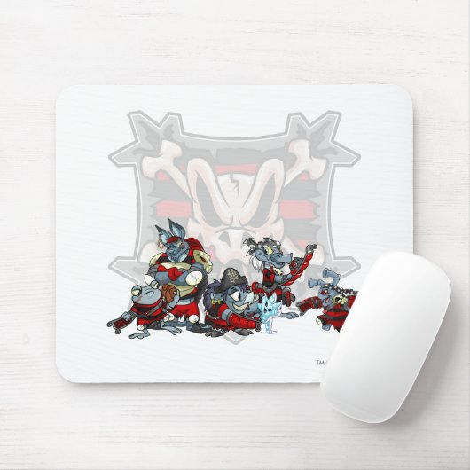 Team Krawk Island Group Muismat (Met muis)