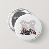 Team Krawk Island Group Ronde Button 5,7 Cm (Voorkant /achterkant)