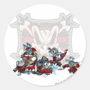 Team Krawk Island Group Ronde Sticker