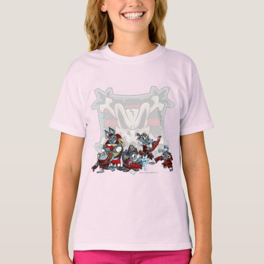 Team Krawk Island Group T-shirt (Voorkant)