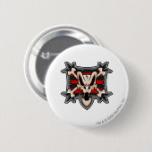 Team Krawk Island Logo Ronde Button 5,7 Cm (Voorkant /achterkant)